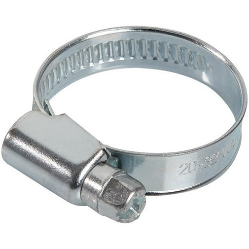 Abrazadera De Manguera 40-60 Mm W1 Ancho De Cinta 9 Mm 50 Pz