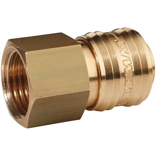 Acoplamiento RÁpido Dn 7,2 Rosca Int. LatÓn Brillante Rosca