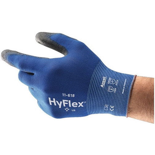 Guante Hyflex 11-618 TamaÑo 11 Azul/negro En 388 CategorÍa E