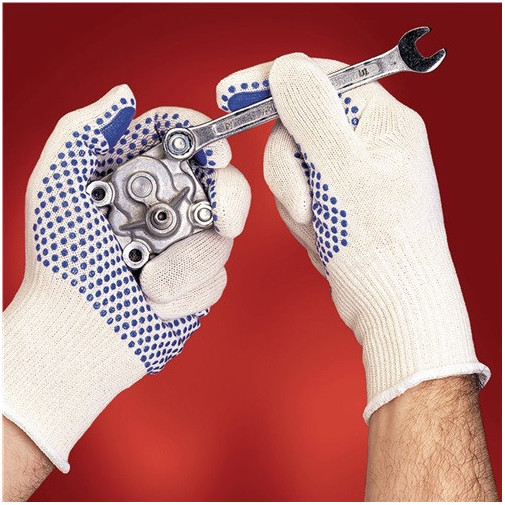 Guante Tiger Paw 76-301 TamaÑo 8 Blanco/azul En 388 CategorÍ