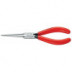 Alicate Con Punta De Aguja Longitud 160 Mm Recto Negro Atram