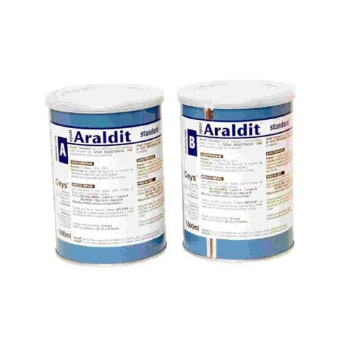 Pegamento Bicomponente Standard 1lt+1lt Araldit Botes 510502