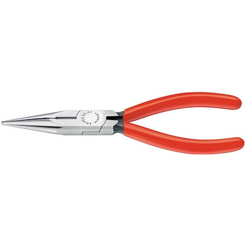 Alicate De Boca Plana Semirredonda Longitud 160 Mm Plano/red