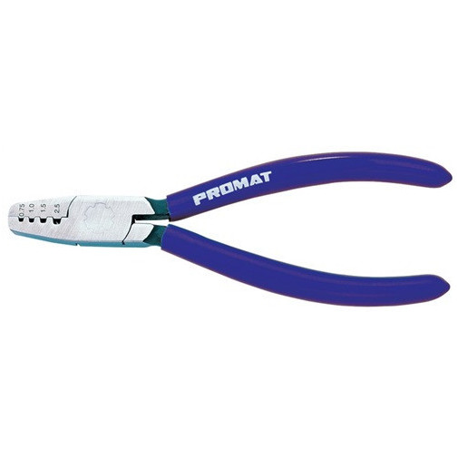 Alicate Para Entallar Punteras Longitud Total 145 Mm 0,25-2,