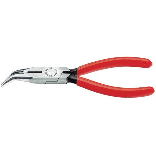 Alicate De Boca Plana Semirredonda L 160 Mm Plano/red. 40 Gr