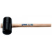 Mazo De Goma Diám. Cabeza 54 Mm L Cabeza 90 Mm Negro Fresno