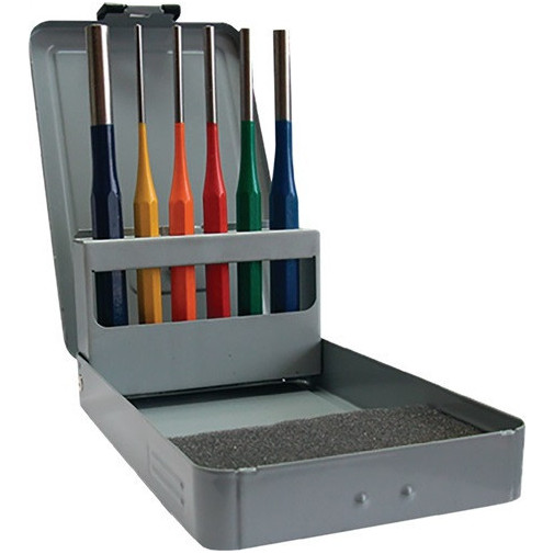 Juego De Botadores 6 Uds. 3-4-5-6-8-10 Mm Multicolor Casete