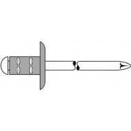 Remache Polygrip VÁstago De Mandril D X L 4 X 10 Mm K 500 Pz