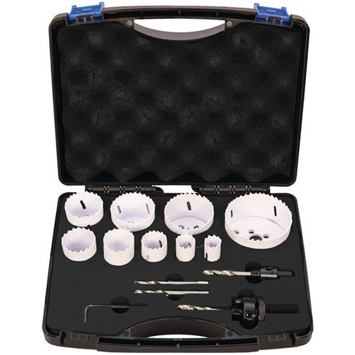 Juego De Sierras De Corona 13 Uds. 19-68 Mm Profundidad De C