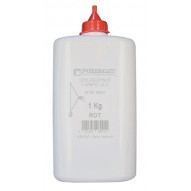 Tiza De Marcador De LÍnea 1000 G Roja Botella De PlÁstico Pr