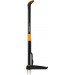 Fiskars Extractor de maleza, Longitud: 1 m, Mango de acero inoxidable/Mango de plástico, Negro/Naranja, Xact, 1020126