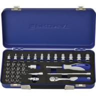 Juego De Llaves De Vaso 36 Uds. 1/4 Pulg. Anchos De Llave 4-