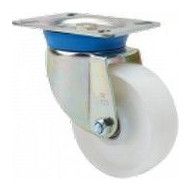 Rueda Gir 100mm 2-0020 Pl.106x086 300kg-liso Nyl Bl Tv Tn Al