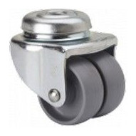 Rueda Gir.dble 040mm 3-0014 Ag/pas 040kg.liso Pp Gr Ib Bp Al