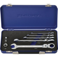 Juego De Llaves Combinadas De Carraca 8 Uds. Ancho De Llave