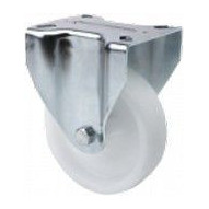 Rueda Fija 080mm 2-0236 Pl.107x086 130kg.liso Pol Bl Zv Ut A