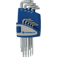 Juego De Llaves Acodadas 9 Uds. T9-t45 Con Cabeza EsfÉrica S