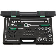 Juego De Llaves De Vaso 40/52/45/12qr 57 Uds. 1/4 + 1/2 Pulg