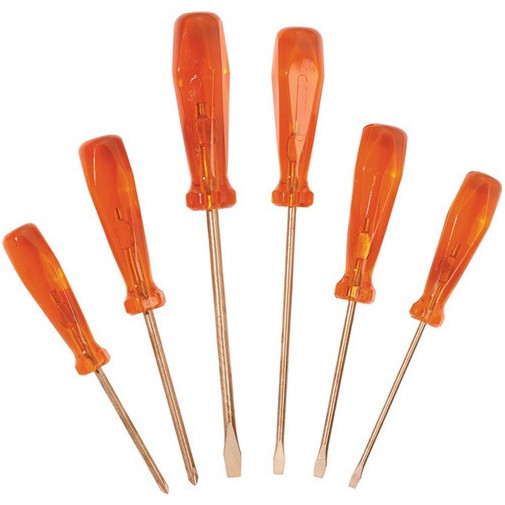 Juego De Destornilladores 6 Uds. Ranura / Ph Sin Chispas End