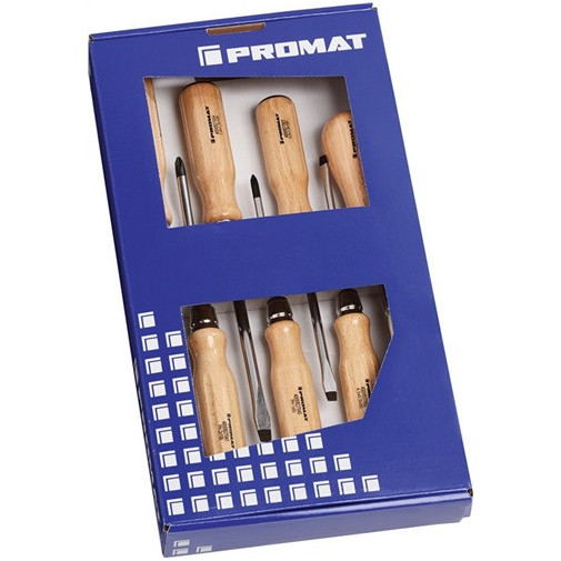 Juego De Destornilladores 7 Uds. Ranura / Ph / Escariador Ma