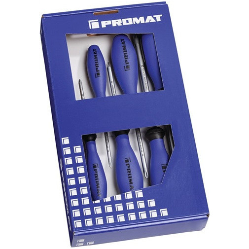 Juego De Destornilladores 6 Uds. Ph / Pzd Mango Tricomponent