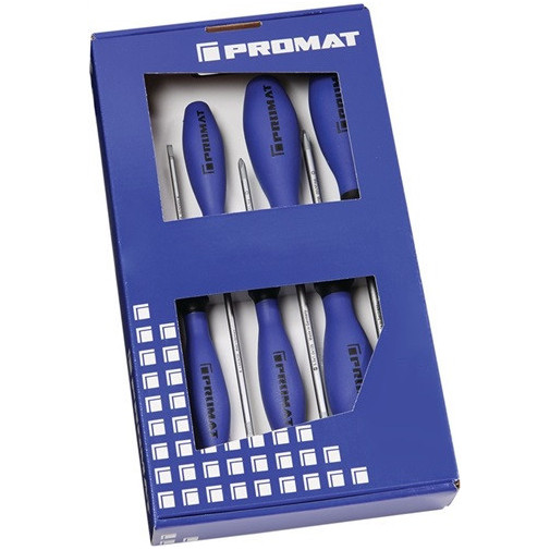 Juego De Destornilladores 6 Uds. Ranura / Ph Mango Tricompon