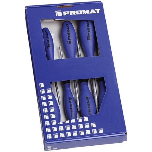 Juego De Destornilladores 7 Uds. Ranura / Ph / Pzd Mango Tri