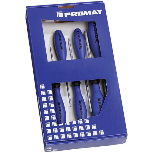 Juego De Destornilladores 6 Uds. Torx Mango Tricomponente Va