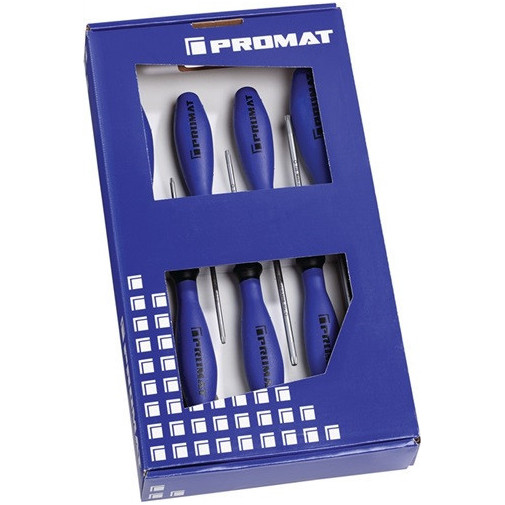 Juego De Destornilladores 7 Uds. Torx Mango Tricomponente Va