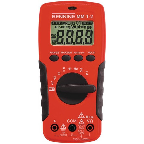 MultÍmetro Mm 1-2 0,1 Mv-750 V Ca/0,1 Mv-1000 V Cc Rms Benni