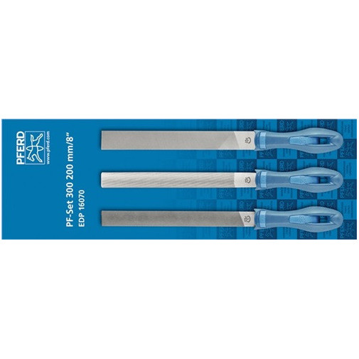 Juego De Limas Longitud 200 Mm Picadura 1 2k-ergo Pferd