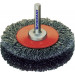 Brosse ronde avec fil d'acier ondulé diamètre : 40 mm