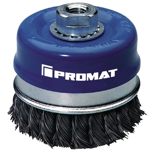 Cepillo De Taza DiÁm. 80 Mm Grosor Del Alambre 0,5 Mm Acero