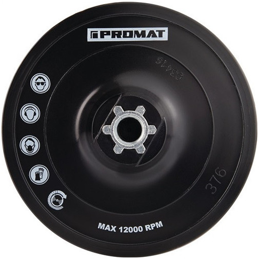 Plato De Soporte DiÁm. 115 Mm M14 Con Velcro Promat