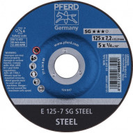 Disco De Desbaste Sg Steel D 180 X Gr 8,3 Mm Acodado Acero P