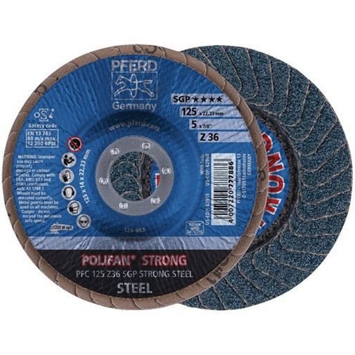 Disco Abrasivo De LÁminas Polifan Z Sgp Strong Steel DiÁm. 1