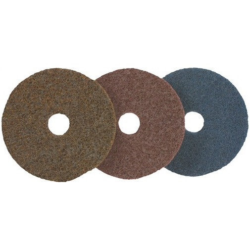 Disco De VellÓn Abrasivo DiÁm. 115 Mm Grueso MarrÓn Pretroqu