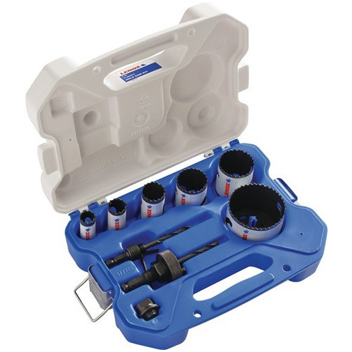 Juego De Sierras De Corona 9 Uds. 19-68 Mm Profundidad Corte