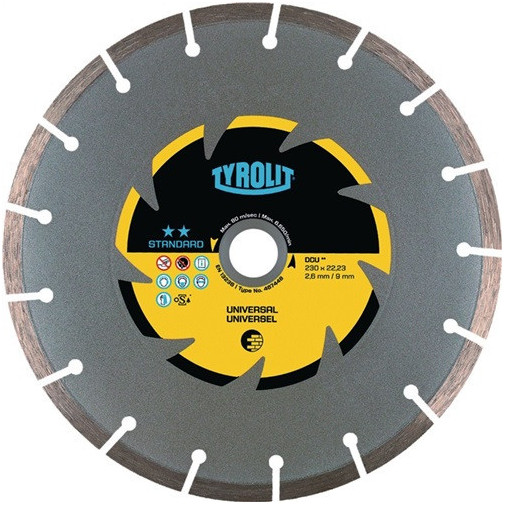 Disco De Corte Diamantado Dcu EstÁndar DiÁm. 230 Mm Perforac