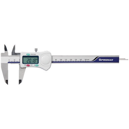 Calibre Pie De Rey Din 862 150 Mm Digital Con Tornillo De Aj