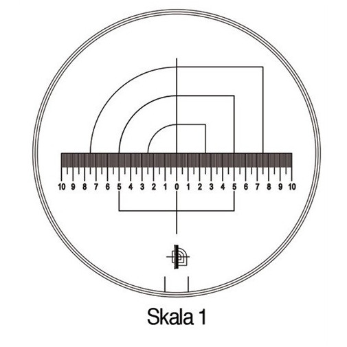 Escala De MediciÓn Tech-line DiÁm. Escala 25/2,5 Mm Escala D