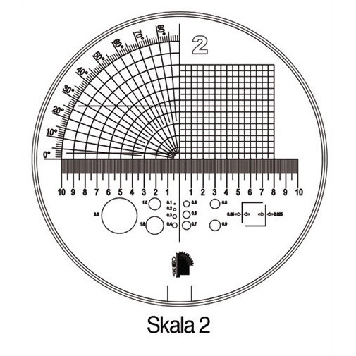 Escala De MediciÓn Tech-line DiÁm. Escala 25/2,5 Mm Escala D