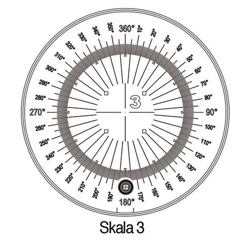 Escala De MediciÓn Tech-line DiÁm. Escala 25/2,5 Mm Escala D