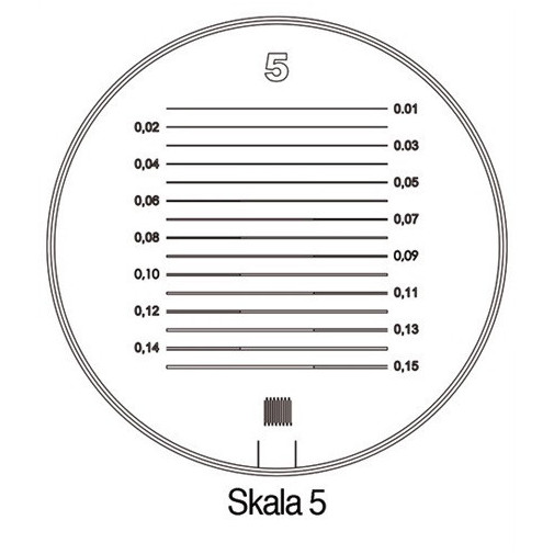 Escala De MediciÓn Tech-line DiÁm. Escala 25/2,5 Mm Escala D