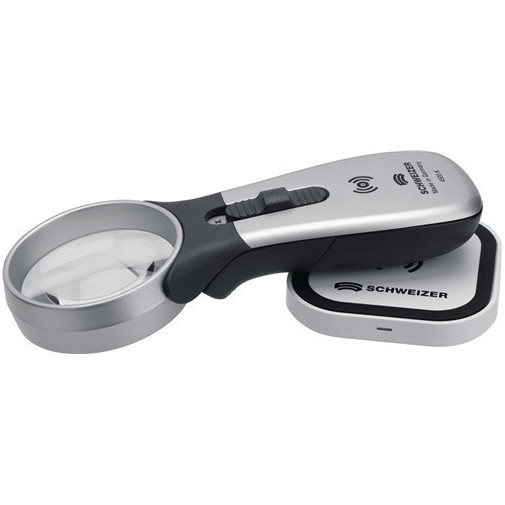 Lupa Manual Iluminada Tech-line InducciÓn Aumento 4x Led DiÁ