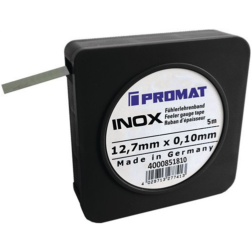 Cinta De Espesor Grosor 0,05 Mm Inox Longitud 5 Mm Ancho 12,