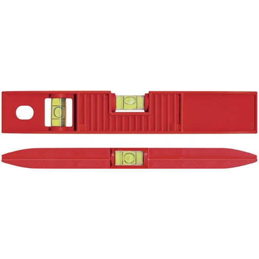 Nivel De Burbuja Torpedo 25 Cm Abs Rojo +- 1 Mm/m Con ImÁn B