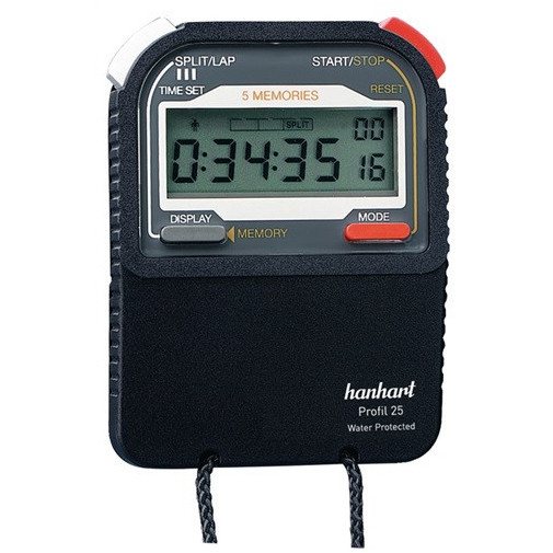 CronÓmetro Perfil 25 1/100 S Digital Hanhart
