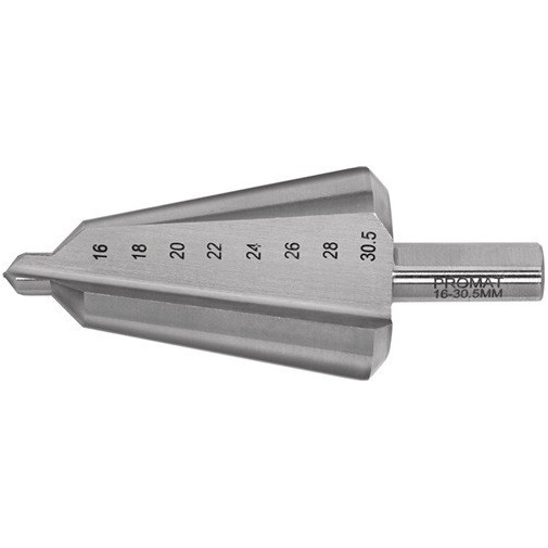 Broca De Escariado De Chapa Área De PerforaciÓn 16-30,5 Mm H