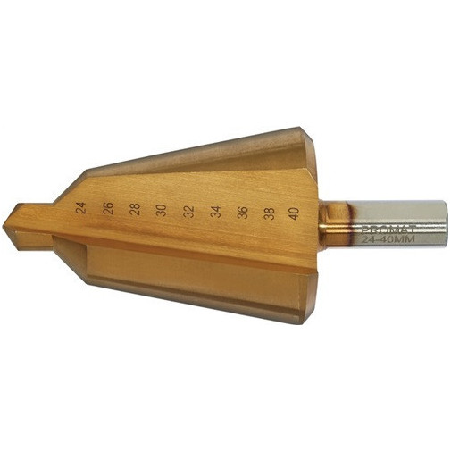 Broca De Escariado De Chapa Área De PerforaciÓn 24-40 Mm Hss